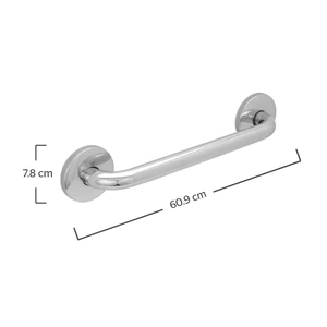 URREAMX-3353.9 / 3353.9 Barra de seguridad recta 1 1/4” x 24” INOX