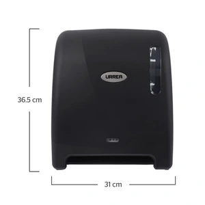 Despachador de papel con sensor negro mate