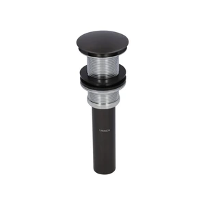 Contra push brushed metal sin rebosadero