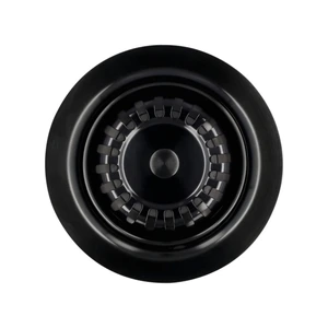 Contracanasta de acero inox negro