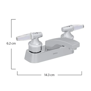 URREAMX-46LB / 46LB Mezcladora de 4” para Lavabo con Maneral de Palanca Lebarón