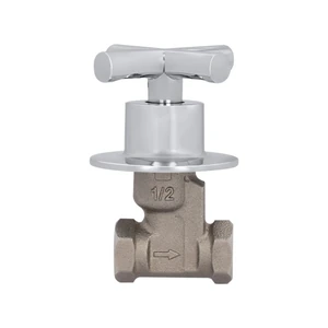 Cuerpos de empotrar inox con maneral cruceta cromo