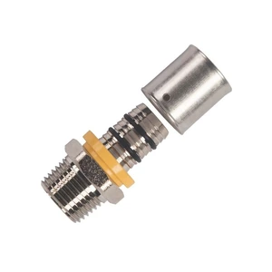 Conector reducción rosca macho GAS de