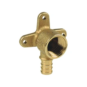 Codo 90º con orejas PEX / rosca