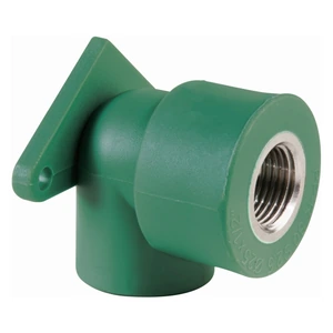 Codo hembra 90° con oreja PPR 1/2" x 1/2"