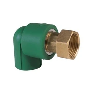 Codo 90º con tuerca loca PPR de x 3/4"