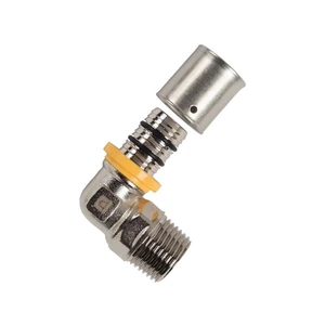 Codo 90° rosca macho GAS de