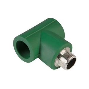 Tee rosca central macho PPR de 1" x 1" x 1"