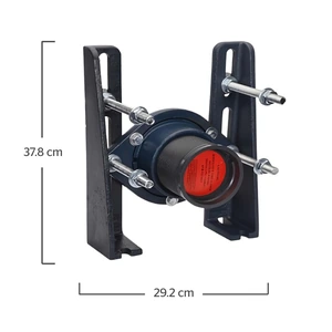 Sistema de fijación para taza suspendida flux