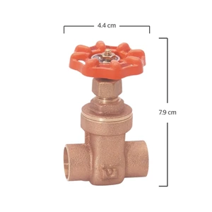 URREAMX-783.64 / 783.64 Válvula de compuerta soldable de bronce