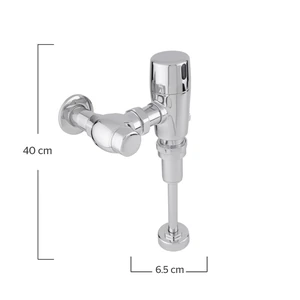 Fluxómetro expuesto ecológico con sensor de batería para mingitorio 0.5 lpd