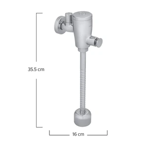 Fluxómetro expuesto ecológico para mingitorio 0.5 lpd