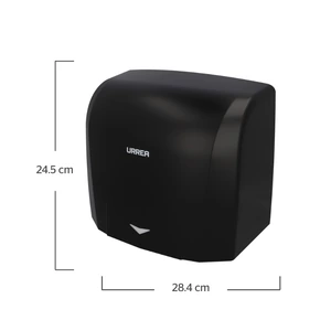 Secador turbo ABS negro mate
