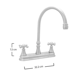 Mezcladora para Cocina con Manerales de Cruceta, 8"