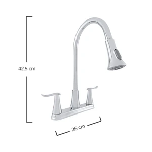 Mezcladora de 8" para cocina con nariz retráctil