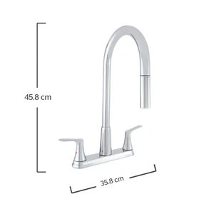 Mezcladora para cocina con nariz retráctil