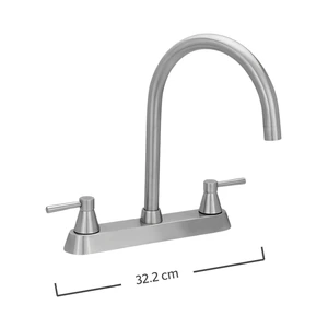URREAMX-9373INOX / 9373INOX Mezcladora para Cocina INOX