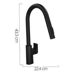 URREAMX-9445JM.2 / 9445JM.2 Monomando para cocina de nariz retráctil y 2 funciones JYM