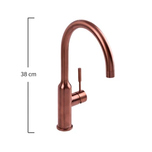 Monomando para cocina INOX sencillo bronce