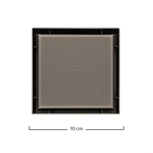 URREAMX-CCRINOX.41 / CCRINOX.41 COLADERA CUADRADA REJILLA GUN METAL
