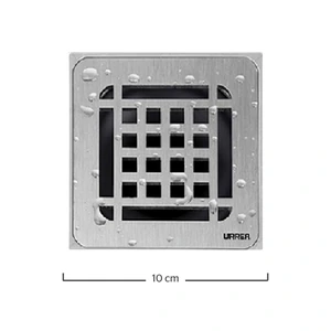 Coladera compacta con rejilla de acero