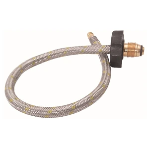Manguera de PVC con tramado de aluminio y tuerca pigtail
