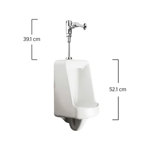 Mingitorio con fluxómetro de sensor a batería 3 lpd