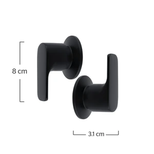 Juego de manerales grandes CASSIA® Negros