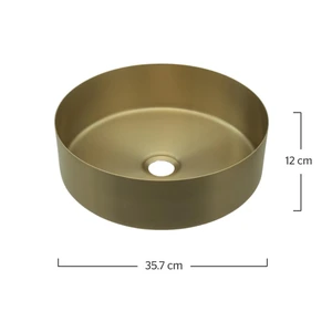 Lavabo INOX Redondo Gold