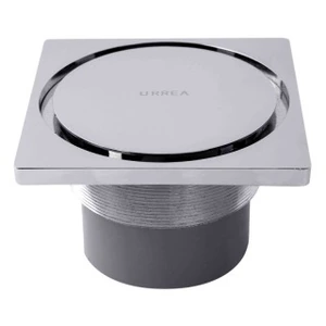 Rejilla cuadrada inox con tubo