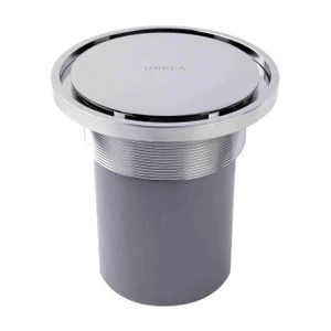 Rejilla redonda inox con tubo