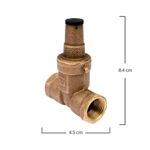 Válvula de restricción de compuerta 1/2"