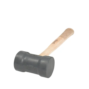 Urrea-1368 / 1368 Mazo con cabeza de hule negro  con mango de madera de encino de 16", 22 oz Urrea