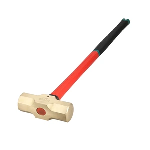 Urrea-1438FV / 1438FV Marro de bronce con mango larg o de fibra de vidrio 27.5 in, 8 lb