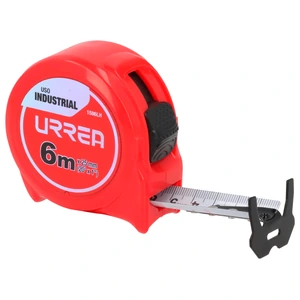 Urrea-1586LH / 1586LH Flexómetro con carcasa de plástico 6 m x 25 mm en blíster Urrea