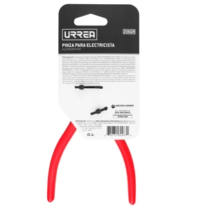 Urrea-206GR / 206GR Pinza para electricista con mango rubber grip de 6-1/64" corte diagonal con resorte Urrea
