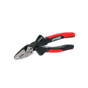 Pinza para electricista con mango bimaterial ergonómica con ángulo de 25° de Urrea