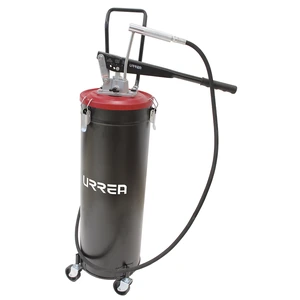 Urrea-23622 / 23622 Inyector de grasa con cubeta de palanca con ruedas de 20 kg, 4,000 PSI Urrea