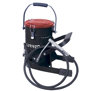 Urrea-23623 / 23623 Inyector de grasa con cubeta de alta presión con pedal de 10 kg, 8,700 PSI Urrea