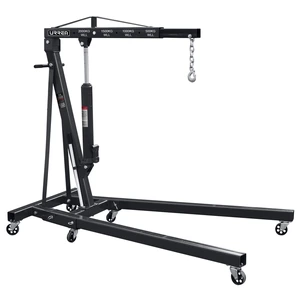 Pluma hidráulica plegable con posición de levantamiento adaptable, 2 ton Urrea