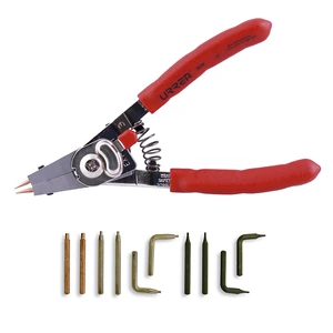 Urrea-382 / 382 Pinza para anillos de retención con puntas intercambiables, 11 piezas Urrea