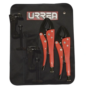 Urrea-4100C / 4100C Juego de pinzas de presión con soporte para banco, 2 piezas Urrea