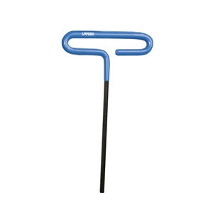 Llave hexagonal corta tipo "T" mango de vinil, métrica Urrea