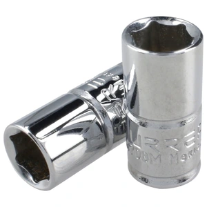 Dado cuadro de 1/4", 6 puntas, métrico Urrea