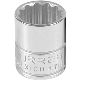 Dado cuadro de 1/4", 12 puntas, en pulgadas, 9/16" Urrea