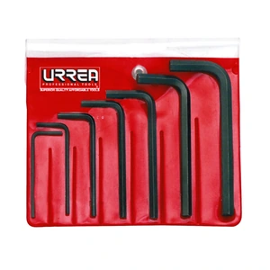 Urrea-4977M / 4977M Juego de llaves hexagonales tipo "L", métricas, 7 piezas Urrea