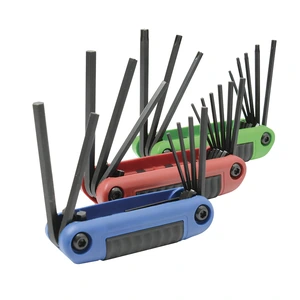 Urrea-49824 / 49824 Juego de llaves hexagonales tipo navaja en pulgadas, métricas y torx estuche bimat, 24 pz Urrea