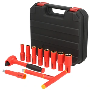 Urrea-5400MVI / 5400MVI Juego de dados y accesorios cuadro de 1/2" métricos para 1000 V, 11 piezas Urrea