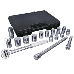 Urrea-5400P / 5400P Juego de dados y accesorios cuadro de 1/2" en pulgadas, 17 piezas Urrea
