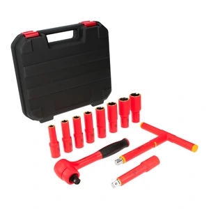 Urrea-5400VI / 5400VI Juego de dados y accesorios cuadro de 1/2" en pulgadas para 1000 V, 11 piezas Urrea